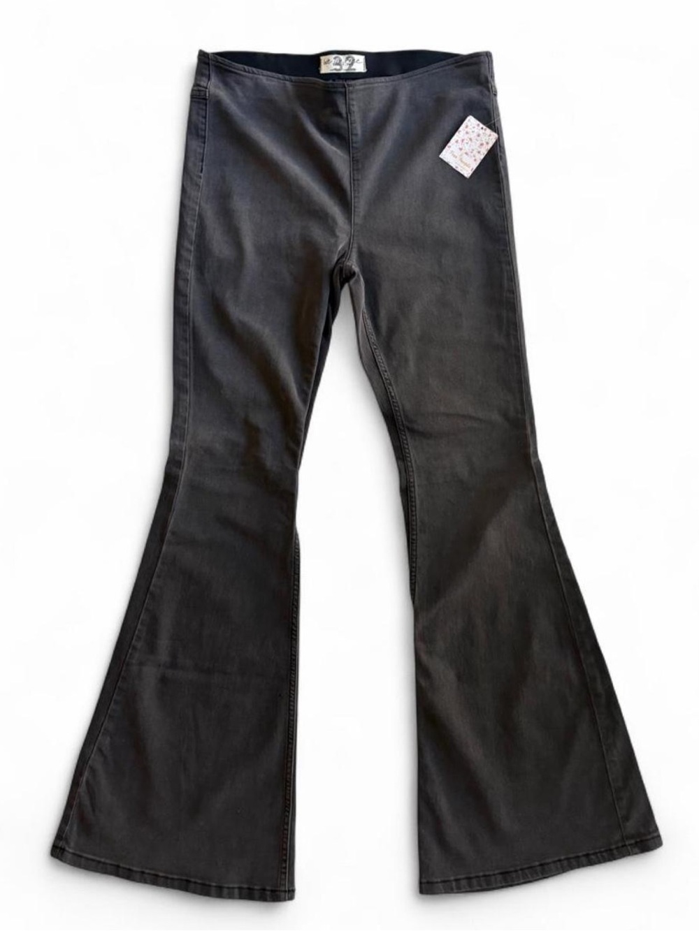 We The Free Black Flared High-Rise Jeans